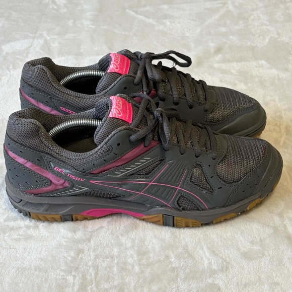 ASICS Gel-1150V Volleyball Shoe Womens Size 9 Gray & Pink Athletic Sneaker - Picture 3 of 11